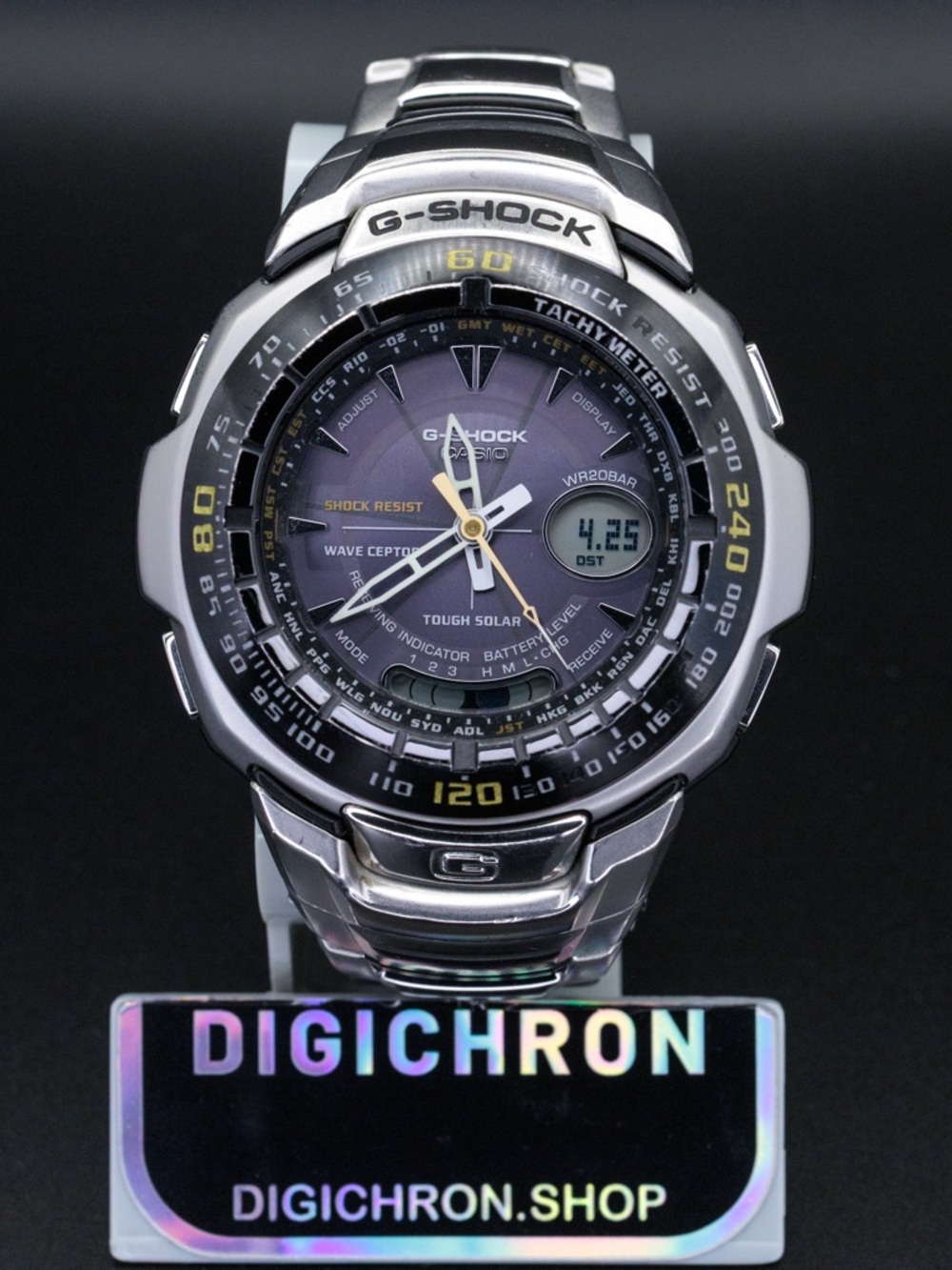 Casio RARE Gshock GW-1610BJ Ana/Digi 2004 Solar Wave 46mm JDM Import Watch